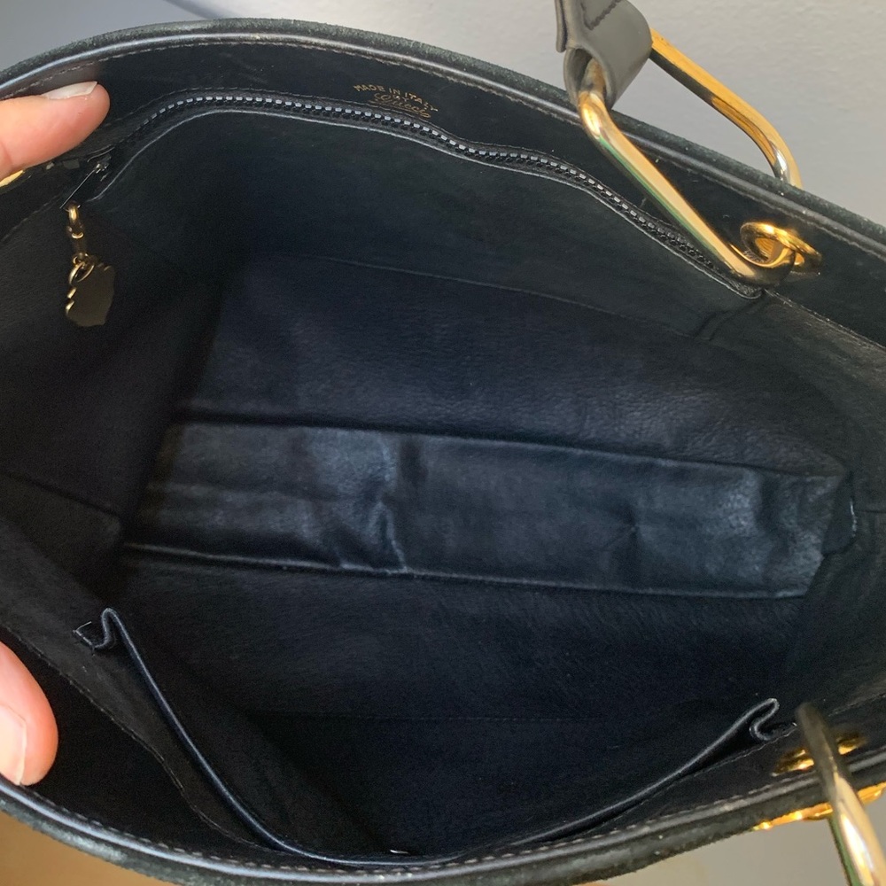 (33) GUCCI 70s Suede Tote - Picture 8 of 12